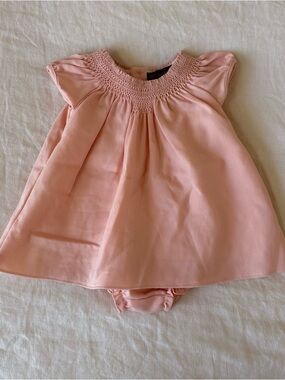 Fleurisse Infant Baby Girl 100% Italian Wool Dress and Bloomers Matching Set NEW